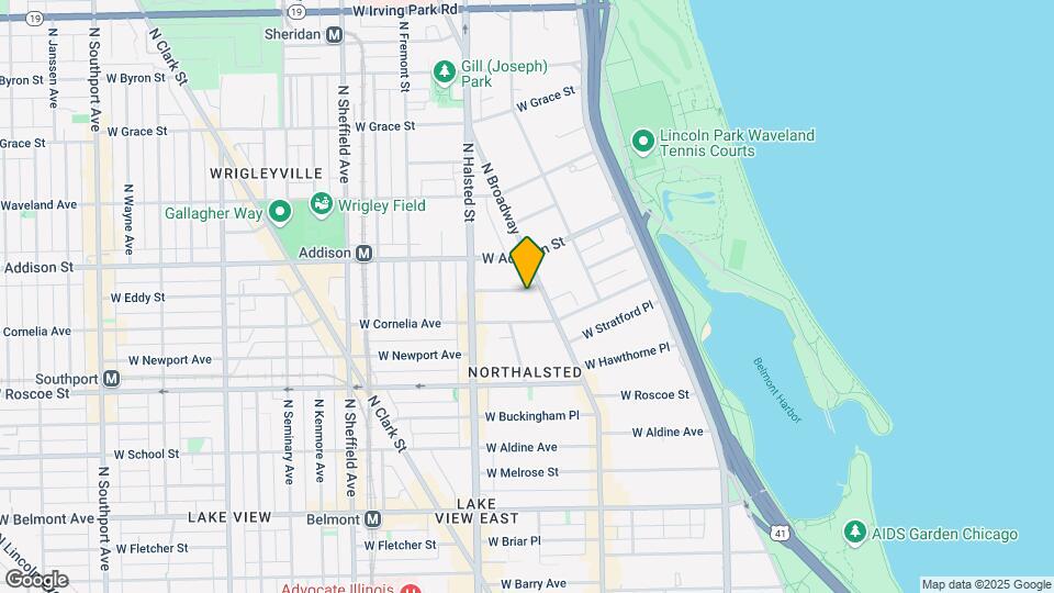713 W Brompton Ave, Unit 3 Mapa y Detalles de la Ubicación