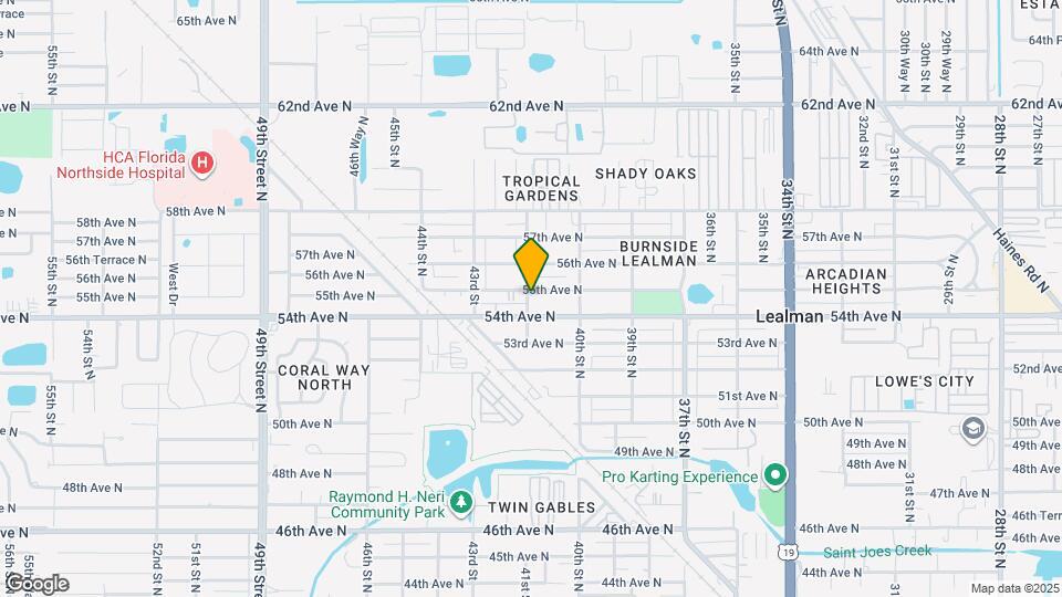 5475 42nd St N Map and Location Details