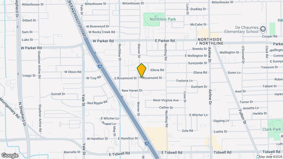 410 Rosamond St Map and Location Details