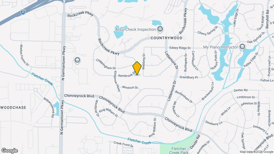 2150 Tramway Pl Map and Location Details