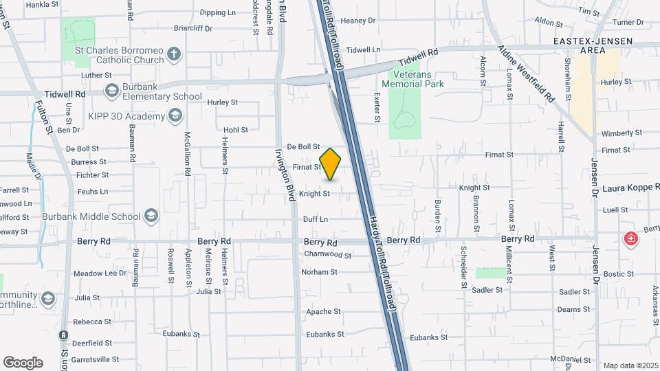 1313 Knight St Map and Location Details