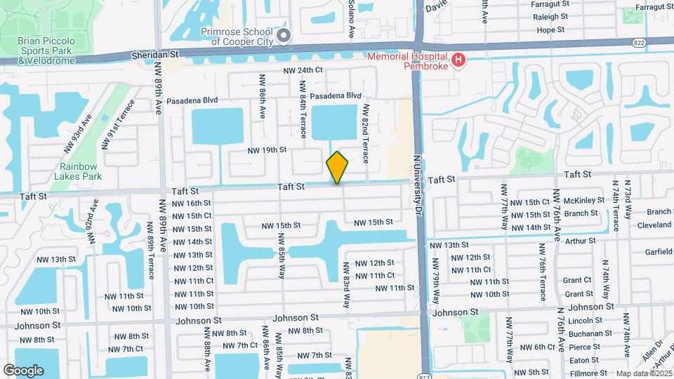 8350 Taft St Map and Location Details