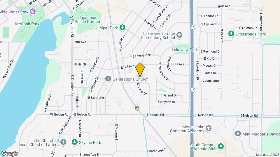 1073 S Grand Dr Map and Location Details