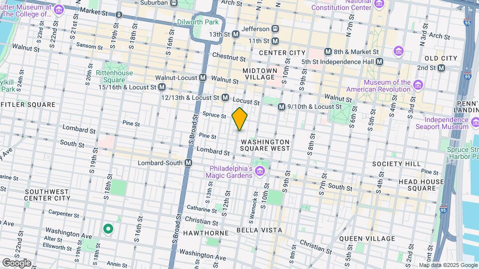 333 S 12th St Map and Location Details