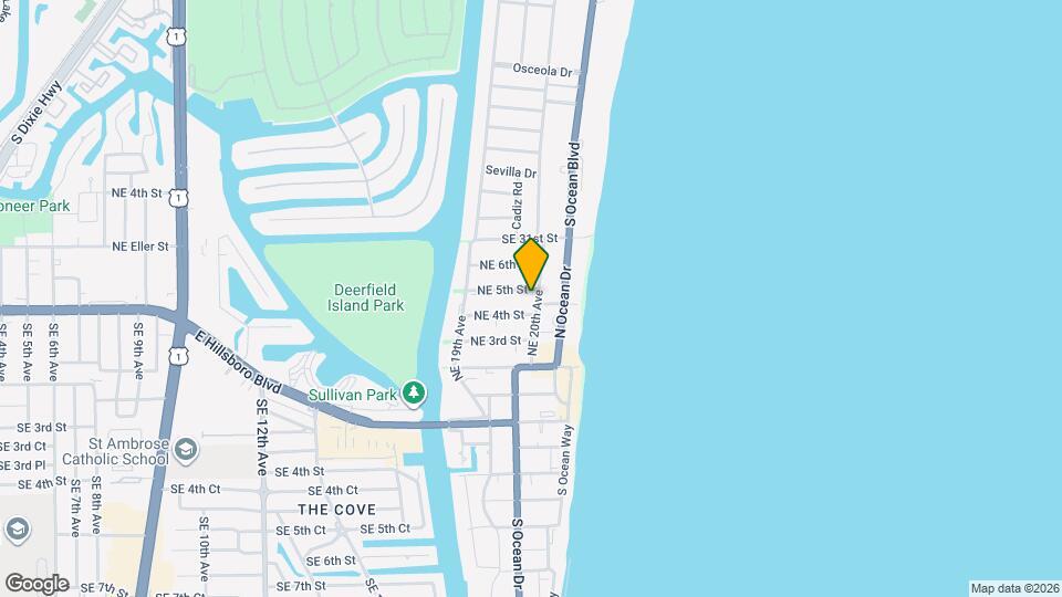 Sea Shell Apartments Map and Location Details