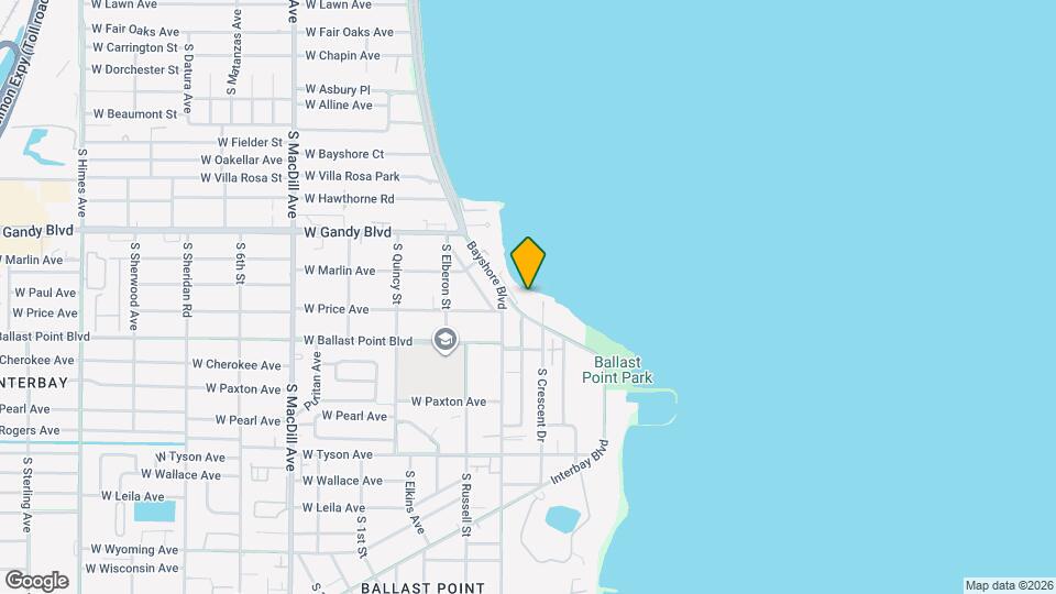 5020 Bayshore Blvd Map and Location Details