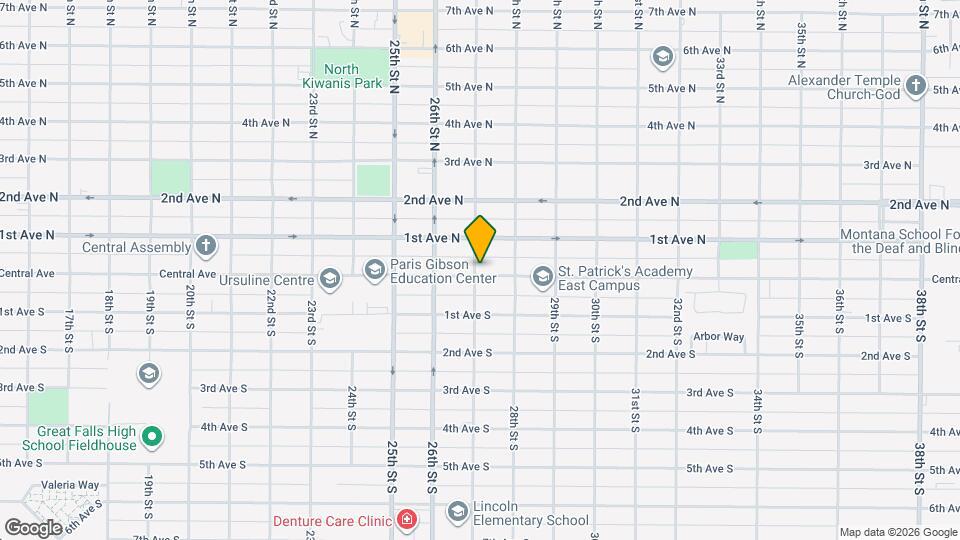 2701 Central Ave Map and Location Details