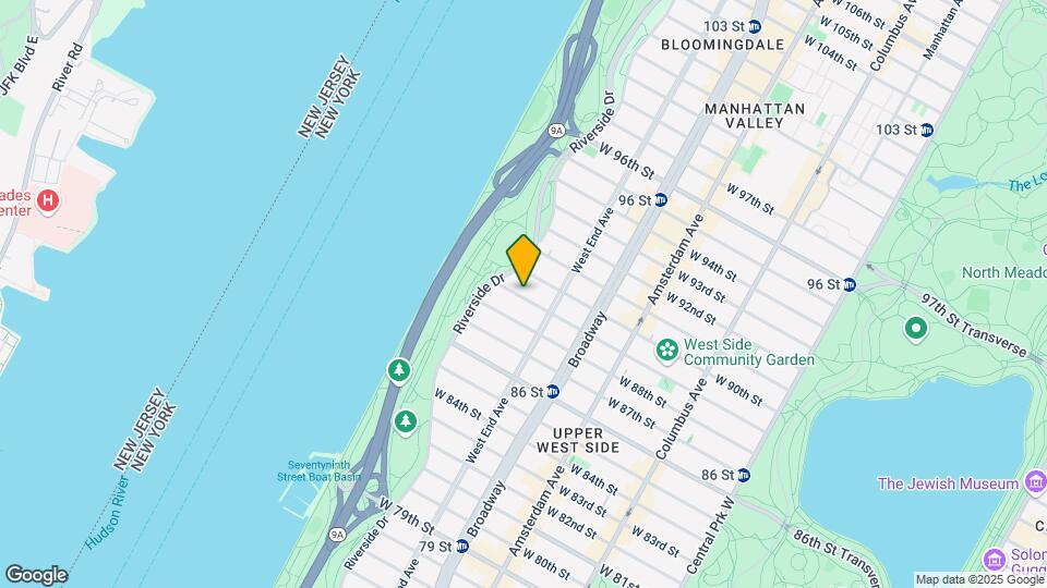 321 W 89th St Map and Location Details