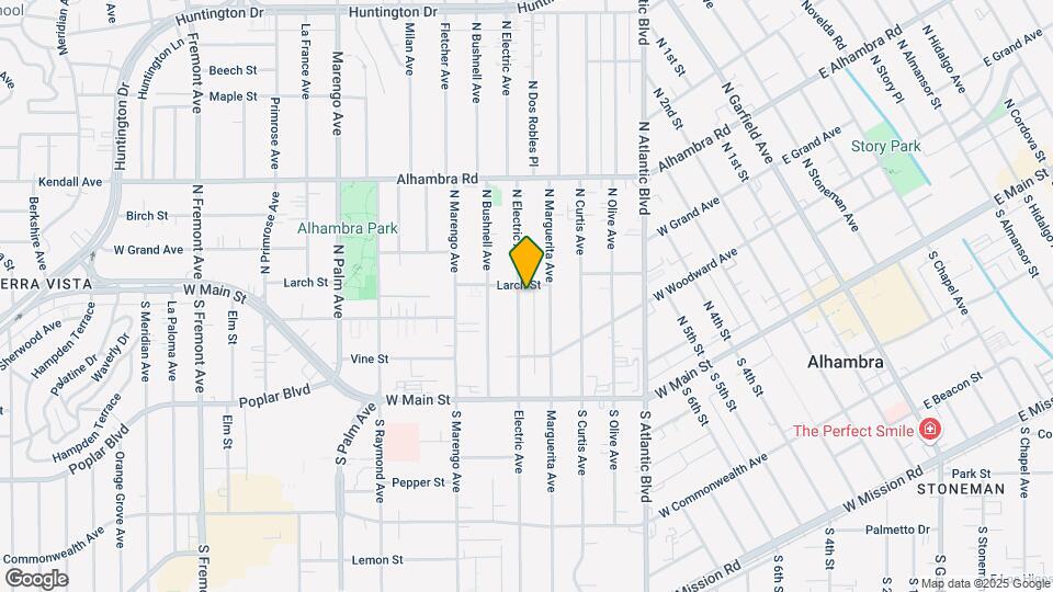 220 N Electric Ave Mapa y Detalles de la Ubicación