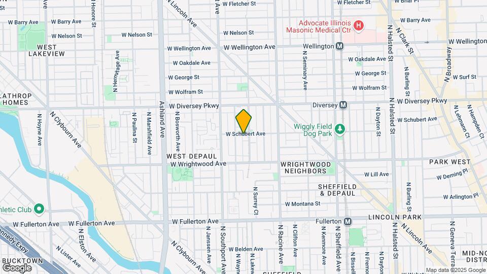 1311 W Schubert Ave Map and Location Details