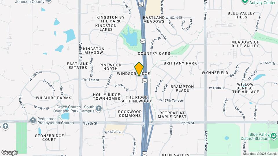 15523 Valley View Dr Map and Location Details