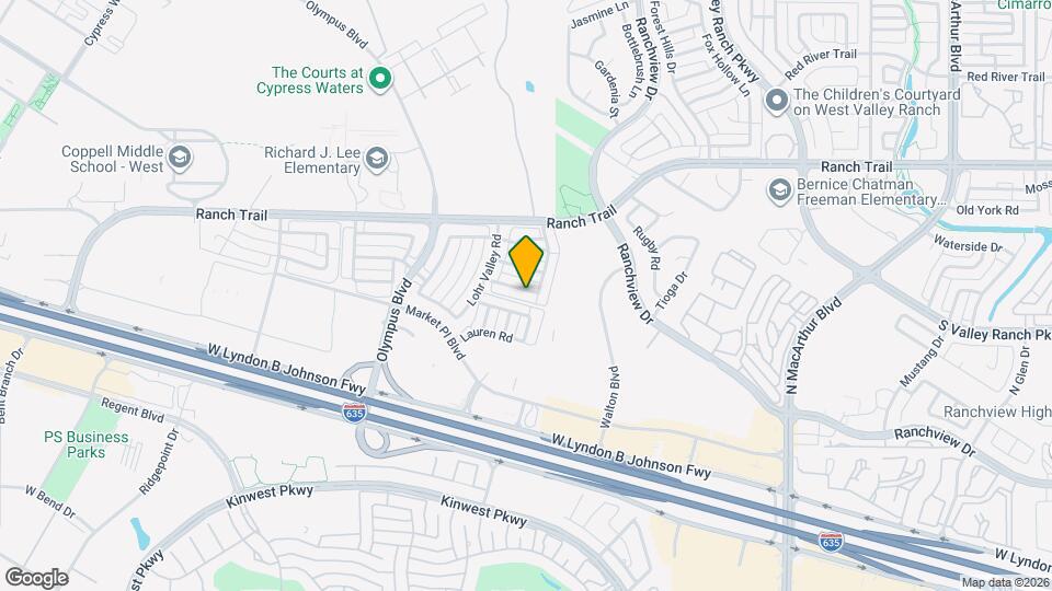 1916 Lantana Ln Map and Location Details