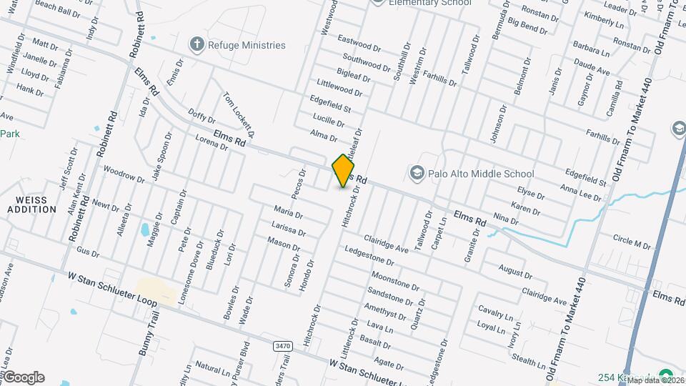 3806 Littleleaf Ct Map and Location Details