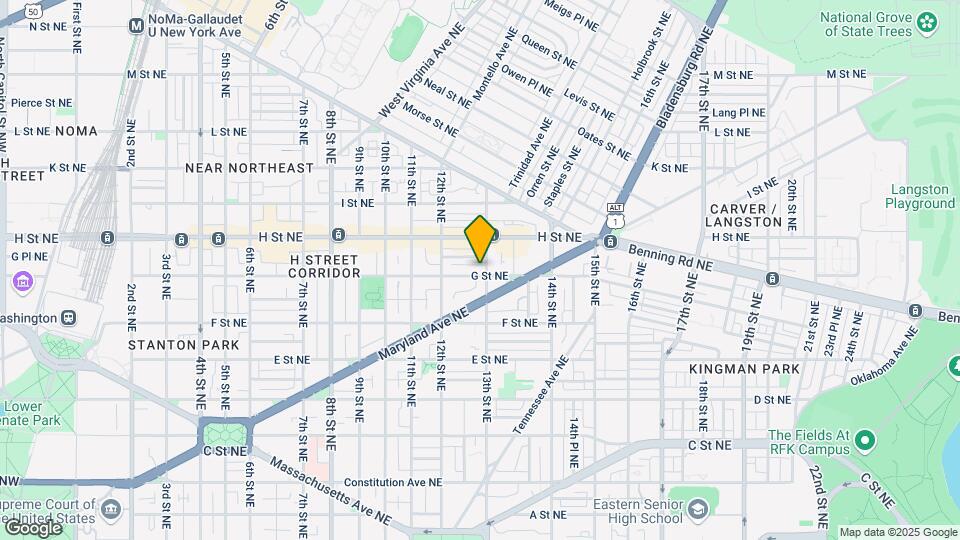 1246 G St NE Map and Location Details