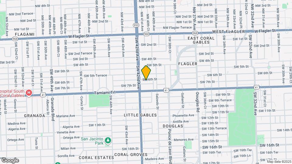 4055 SW 7th St Map and Location Details