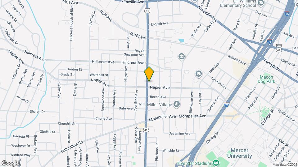 2585 Napier Ave Map and Location Details