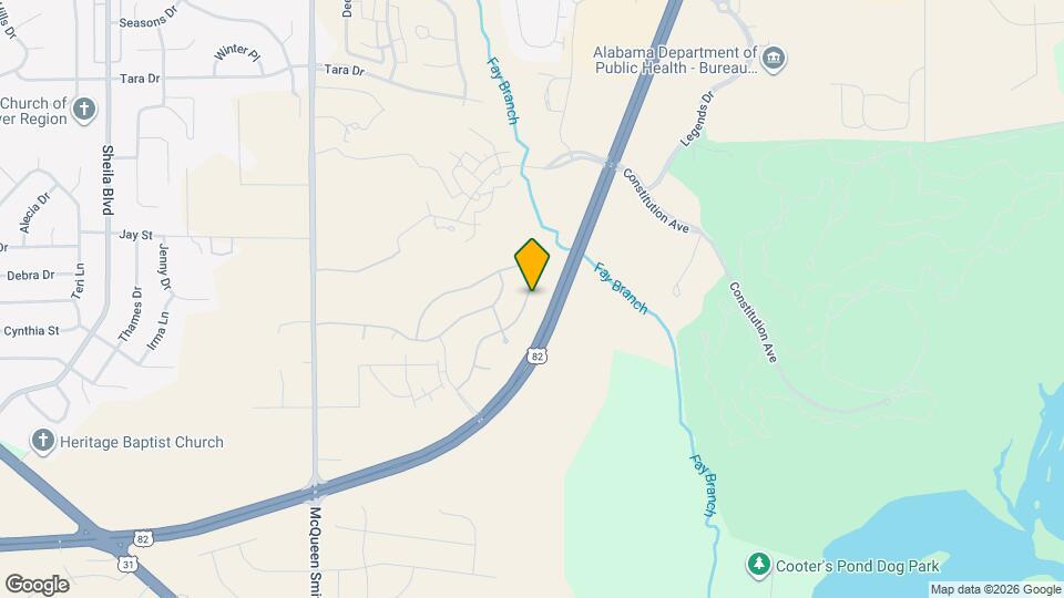 821 Hedgefield Way Map and Location Details