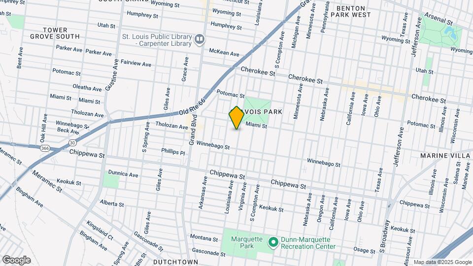 3627 Louisiana Ave Map and Location Details