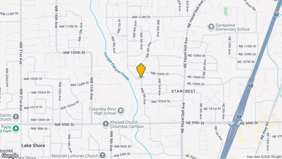 408 NE 105th St Map and Location Details