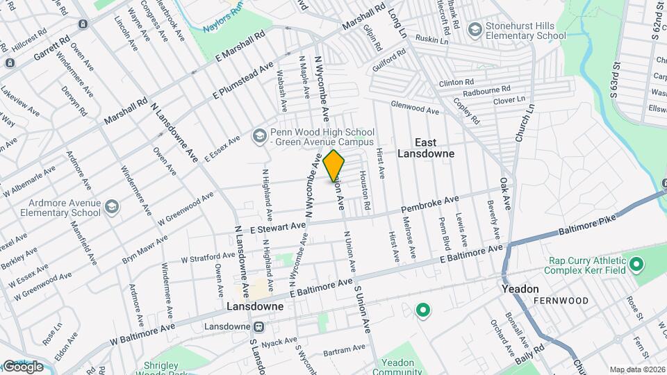 110 N Union Ave Map and Location Details