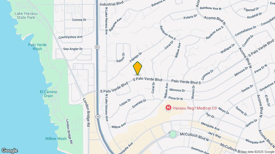 1765 Palo Verde Blvd S Map and Location Details