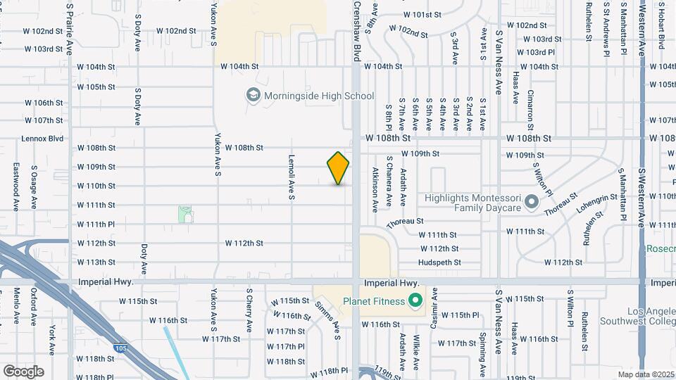 3132 W 110th St Mapa y Detalles de la Ubicación