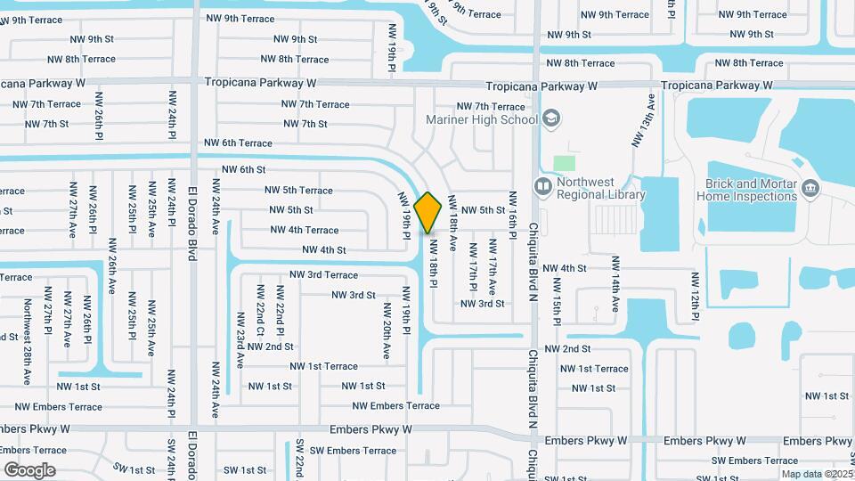420 NW 18th Pl Map and Location Details
