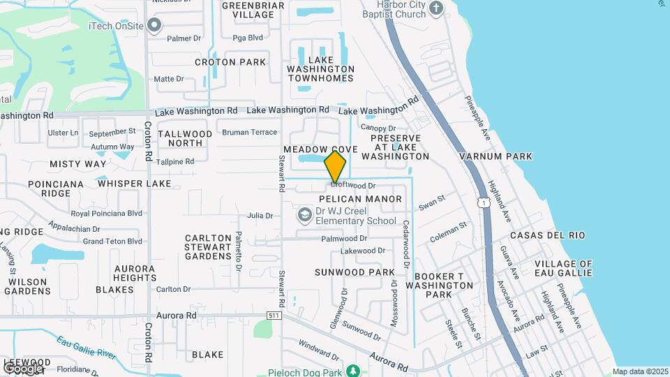 1425 Croftwood Dr Map and Location Details