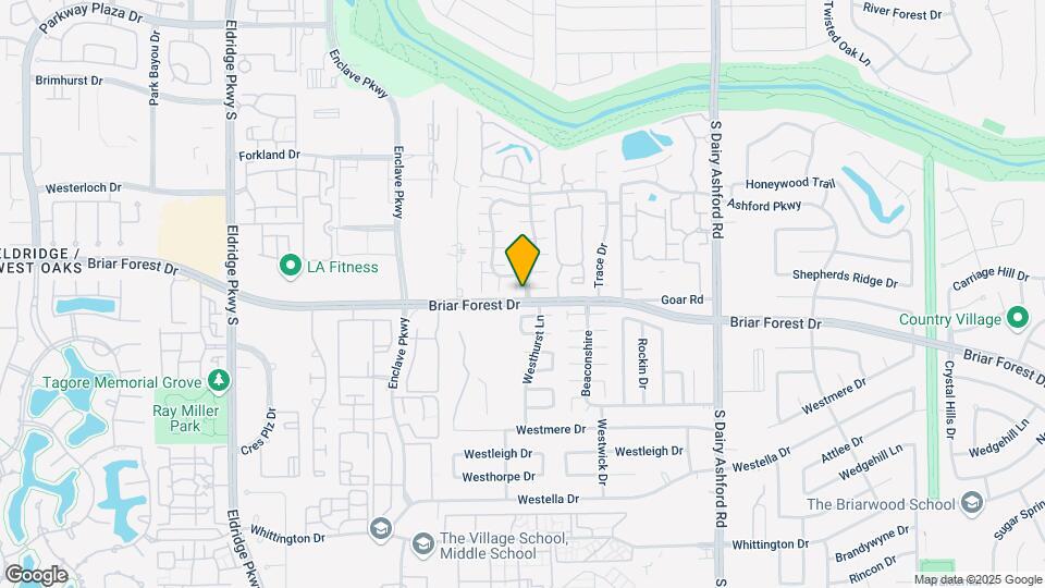12800 Briar Forest Dr Map and Location Details
