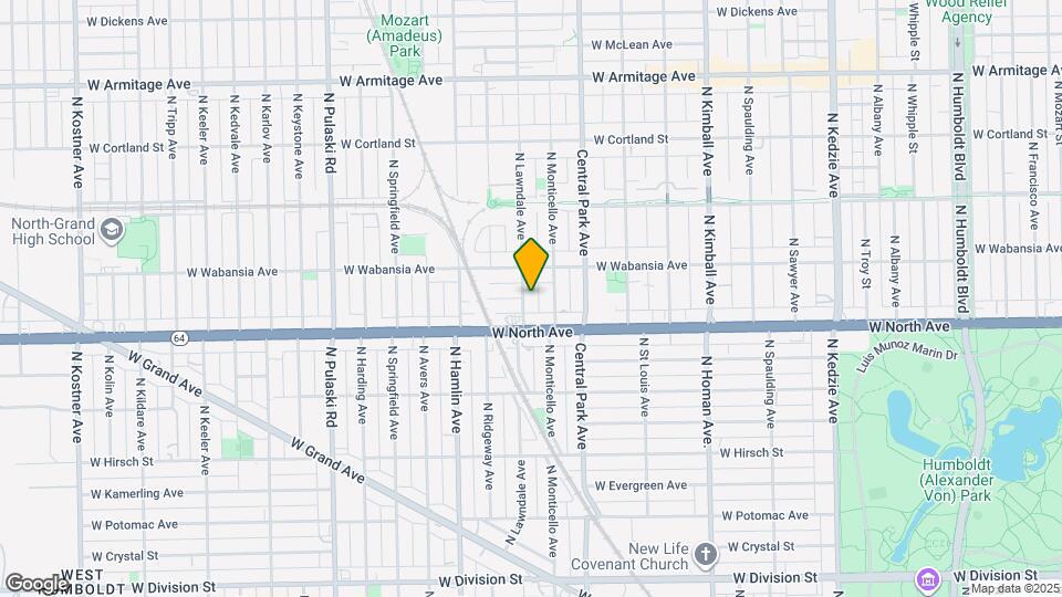 1631 N Lawndale Ave Mapa y Detalles de la Ubicación