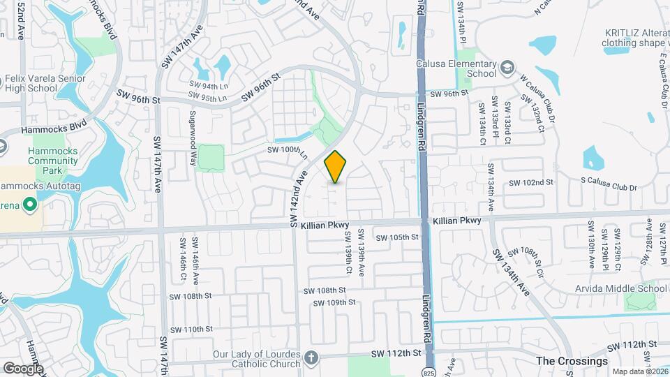 10135 SW 139th Pl Map and Location Details