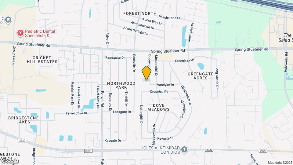 3430 Vandyke Dr Map and Location Details