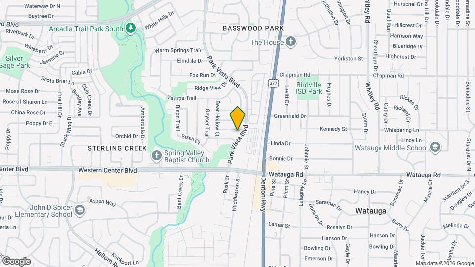 5436 Trout Creek Ct Mapa y Detalles de la Ubicación