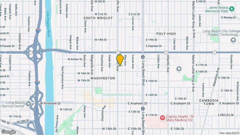 1626 Pacific Ave Mapa y Detalles de la Ubicación