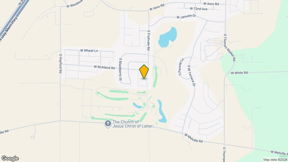 8006 S Fruitvale Ln Map and Location Details