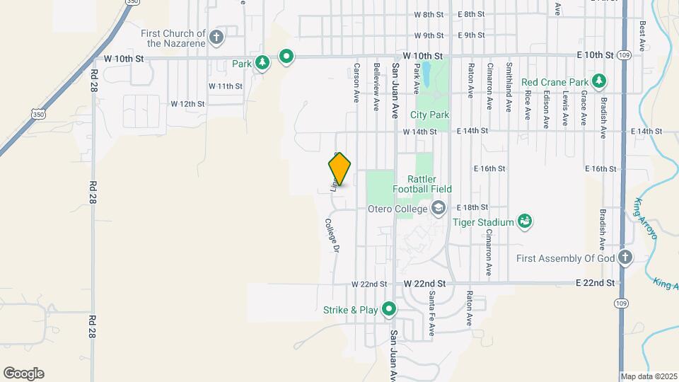 College Overlook Apartments Map and Location Details