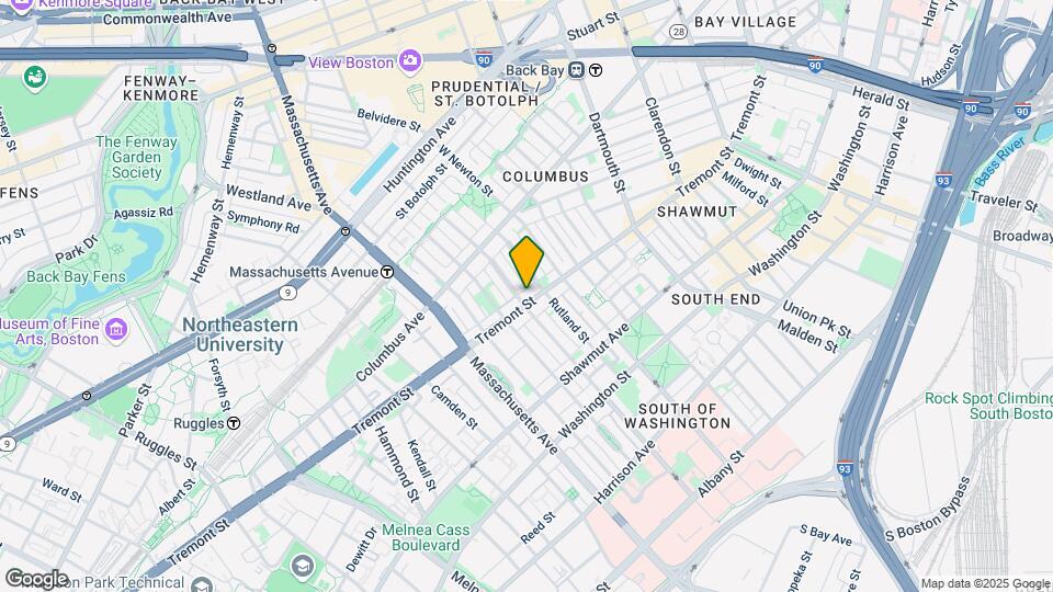 715 Tremont St Map and Location Details