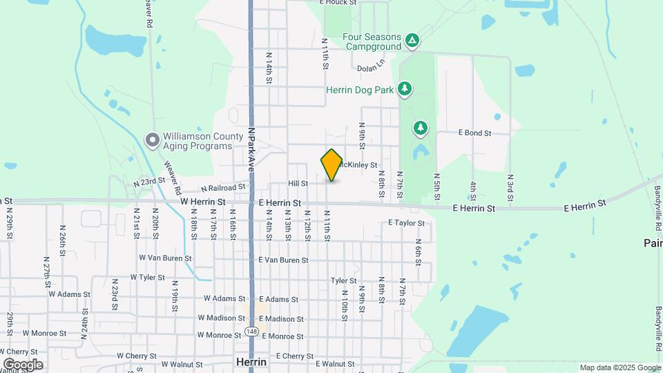 504 E Hill St Map and Location Details