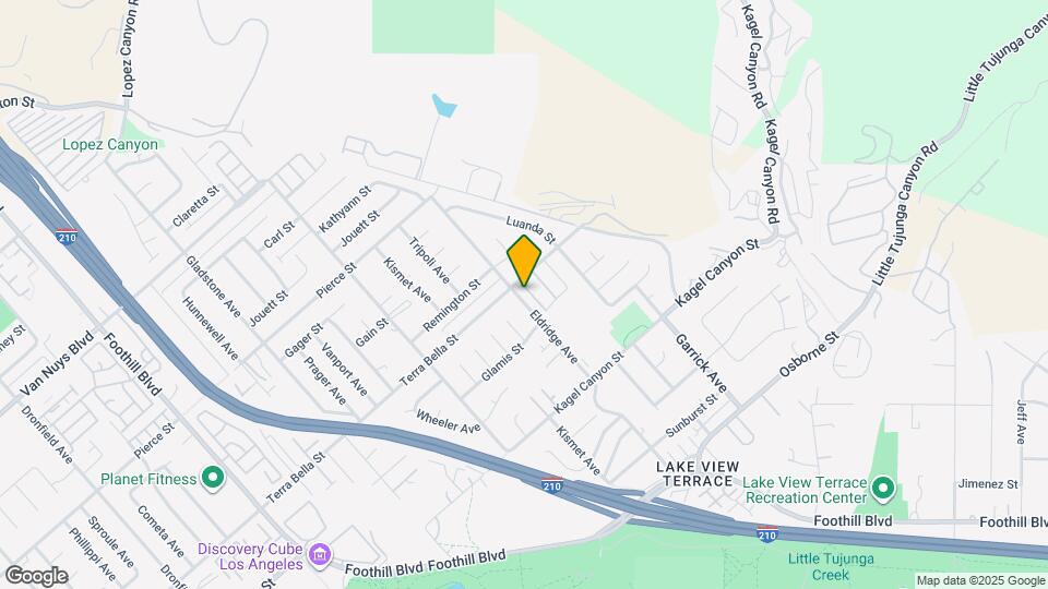 11640 Eldridge Ave Map and Location Details