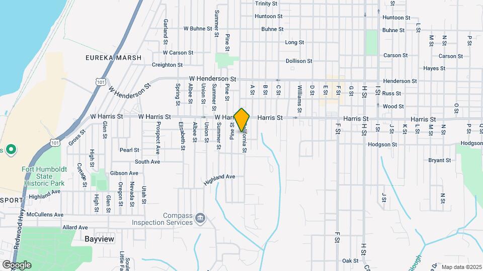 3216 California St Map and Location Details