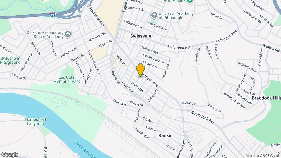 7540 Calumet St Map and Location Details