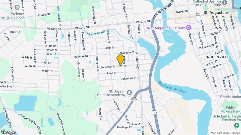 67 Anderson St Map and Location Details