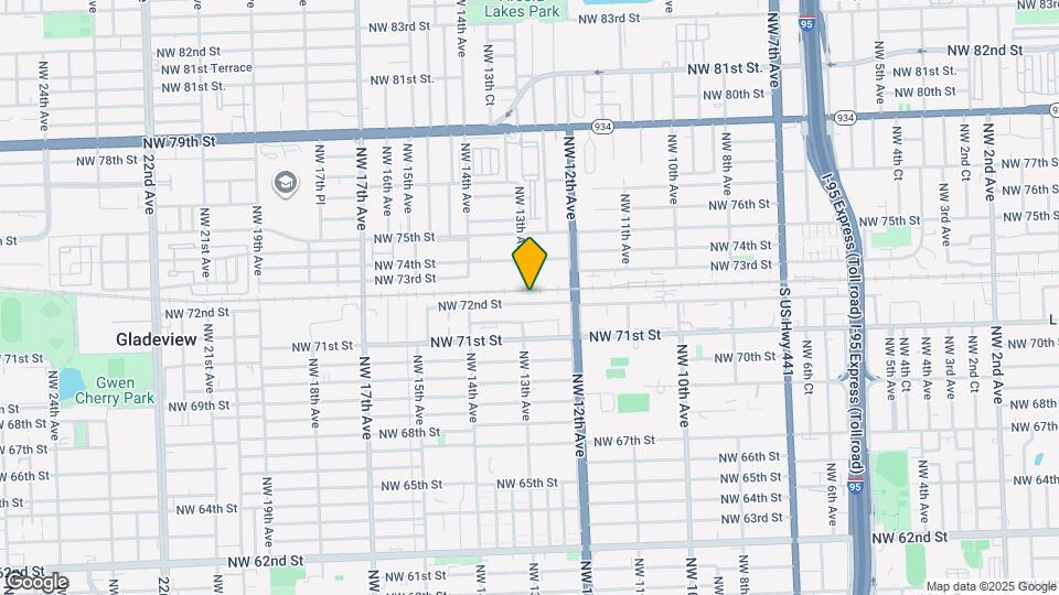 1283 NW 72nd St Map and Location Details