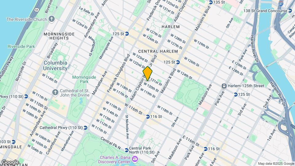 149 W 120th St Map and Location Details