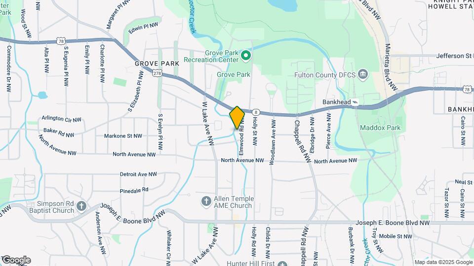536 Elmwood Rd NW Map and Location Details