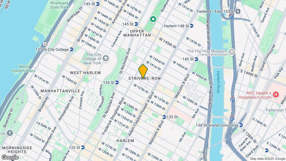245 W 138th St Map and Location Details