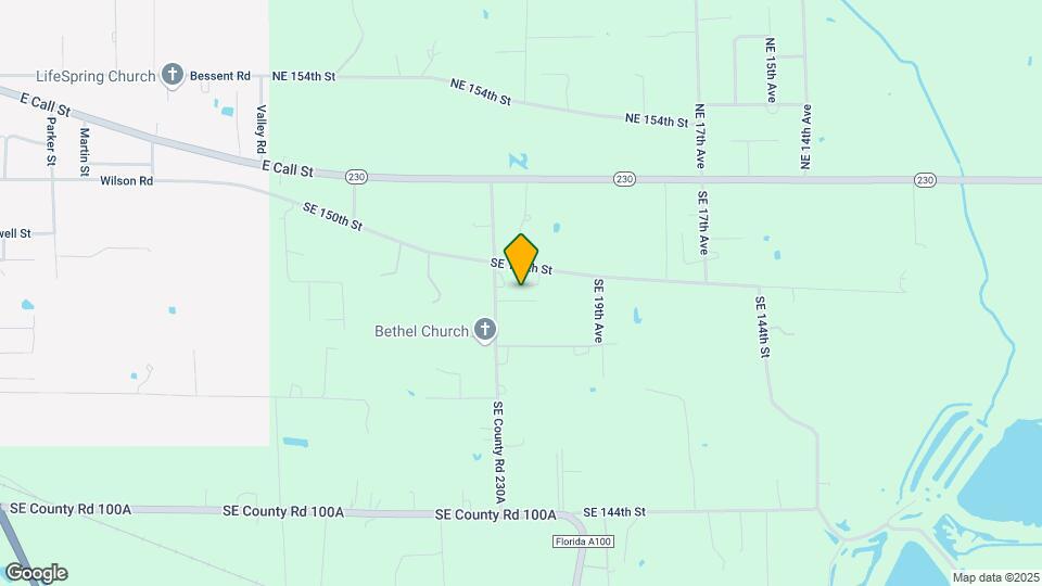 15039 SE County Road 230A Map and Location Details