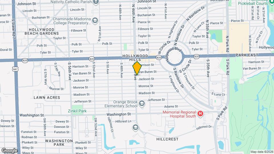 4531 Jackson St Map and Location Details