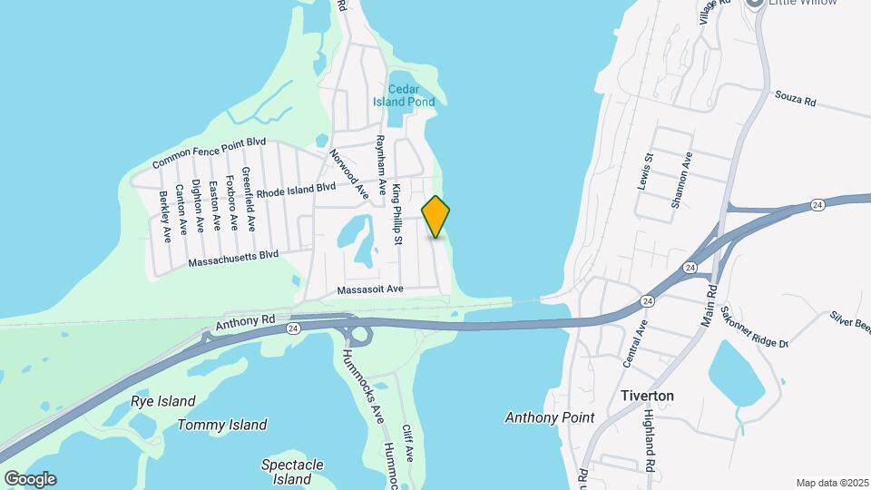 45 Narragansett Blvd Map and Location Details