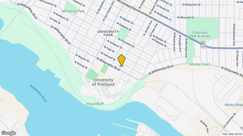 4949 N Willamette Blvd Map and Location Details